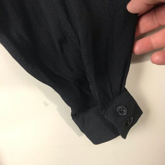 NEW Boutique‎ Black Cut Out Faux Suede Long Sleeve Mini Boho Dress - Picture 7 of 13